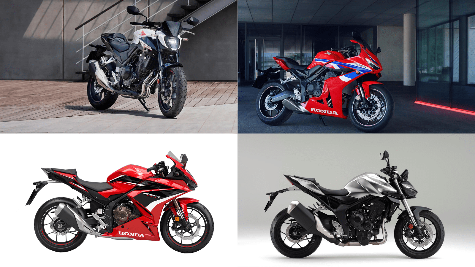 Honda Bikes, New 500cc and 650cc bikes.. What is Honda's plan in India?  - honda filed patent for the design of cb500 hornet, cbr500r and cbr650r in india-oneindia news