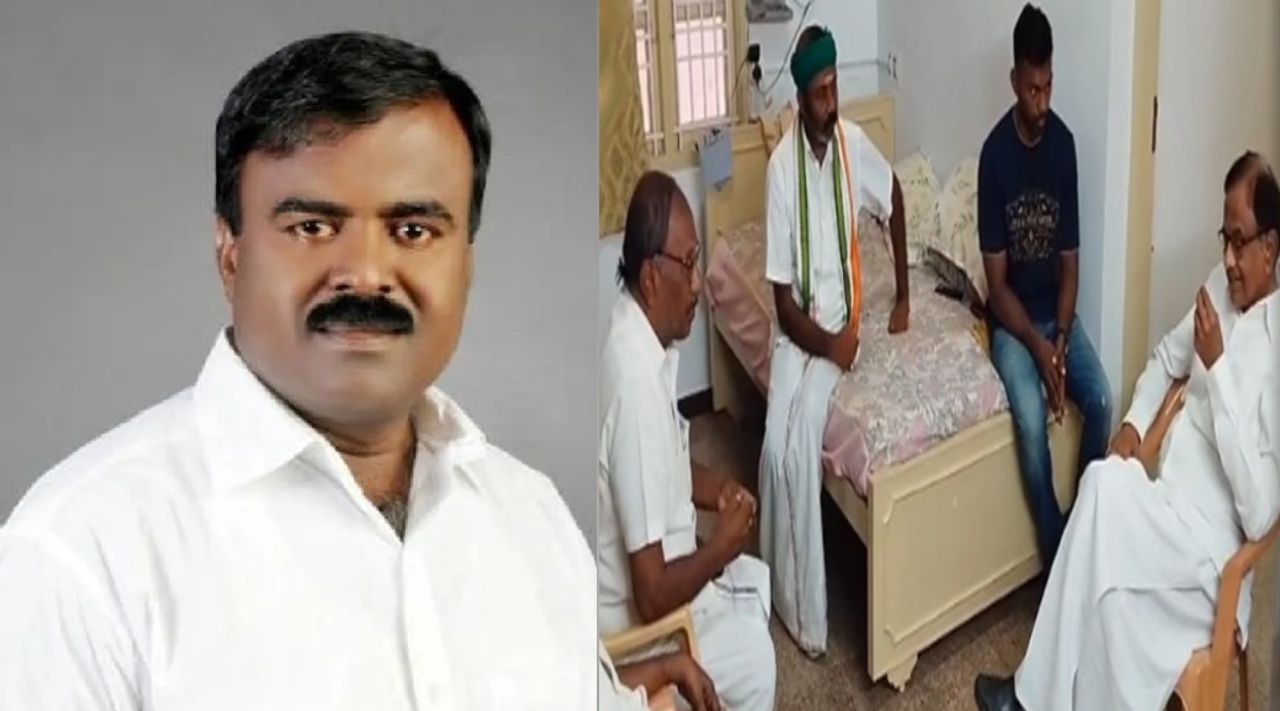 Nellie Congress Executive Jayakumar Death: p.  Chidambaram consoled himself-oneindia news