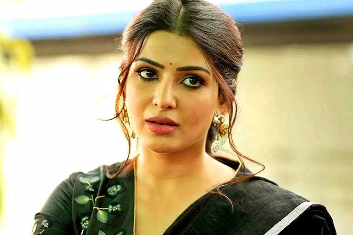 What kind of calf is this..?  Samantha released a video of leaving a stick in her crotch..!-oneindia news