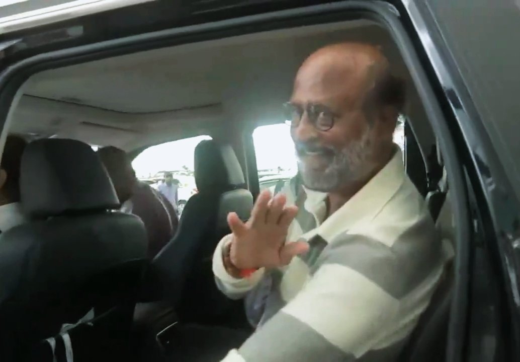 Actor Rajinikanth returned to Chennai... Ready to participate in the shooting of Cooli...-oneindia news