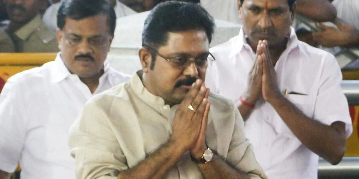 DTV Dhinakaran's setback in Theni constituency.-oneindia news