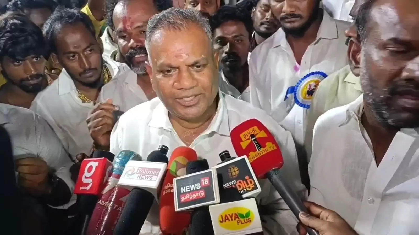 Tvk Vijay, Thaveka leader Vijay will meet people soon!  Information about Bussy Anand in Madurai!  - Tamilaga Vetri Kazhagam President Vijay will soon meet the public directly says Bussy Anand-oneindia news