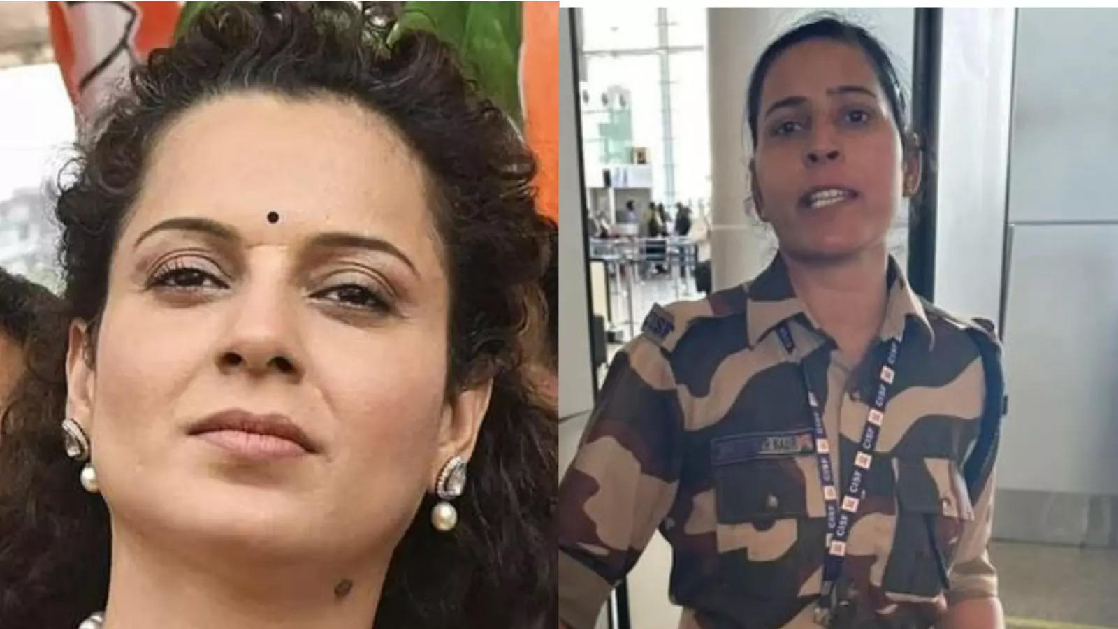 Will you suspend Kangana Ranaut for slapping her? Farmers gather in support of CISF woman constable-oneindia news