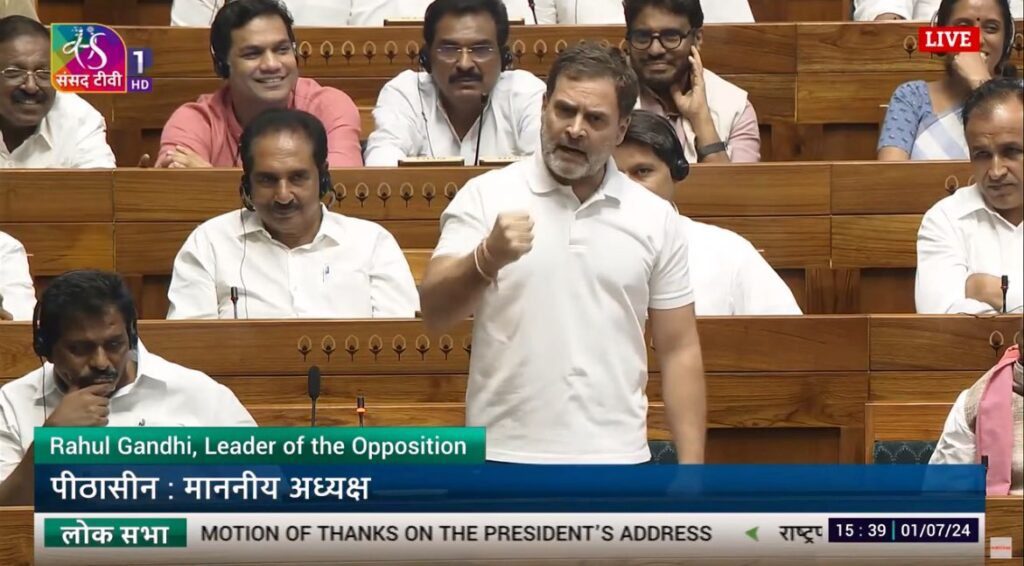 Political debate in Lok Sabha: Highlights of Rahul Gandhi's speech ...