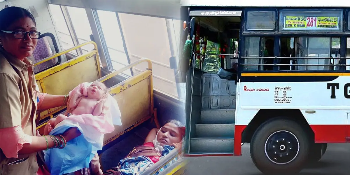 Pregnant woman gives birth to baby girl on bus