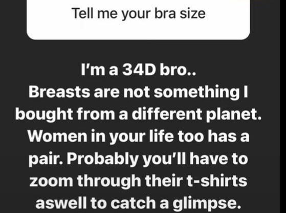 Want to know the bra size..? Priya Bhavani Shankar gave the correct answer..!